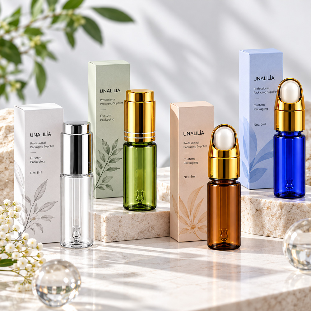 20ml PET plastic dropper bottle with 18/410 dropper and packaging box for facial serum essential oil and skincare products